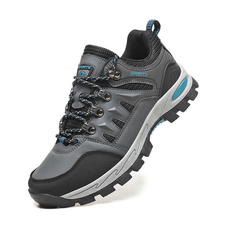 Men's Outdoor Hiking Work Boots - Slip-Resistant & Abrasion-Proof for Mountain/Construction