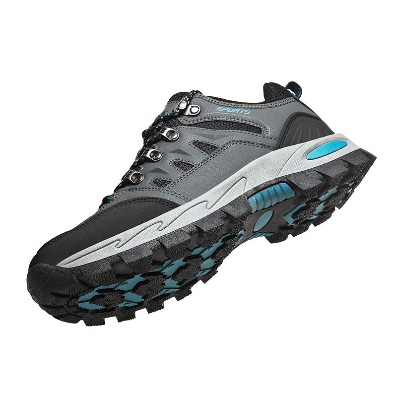 Men's Outdoor Hiking Work Boots - Slip-Resistant & Abrasion-Proof for Mountain/Construction
