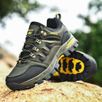 Men's Outdoor Hiking Work Boots - Slip-Resistant & Abrasion-Proof for Mountain/Construction