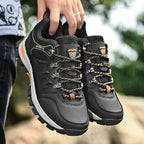 Men's Outdoor Hiking Work Boots - Slip-Resistant & Abrasion-Proof for Mountain/Construction