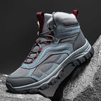 Men's Waterproof Hiking Boots - Breathable Quick-Dry Upper,Mountain Trekking & Outdoor Adventures | All-Terrain Grip & Abrasion-Proof