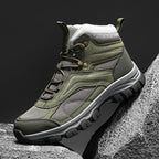 Men's Waterproof Hiking Boots - Breathable Quick-Dry Upper,Mountain Trekking & Outdoor Adventures | All-Terrain Grip & Abrasion-Proof
