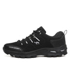 Men’s Suede Waterproof Hiking Shoes – Wide Fit, Breathable, High-Traction Outsole