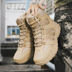 Men’s Tactical Work & Hiking Boots – High Ankle Support, Slip-Resistant, All-Day Pain Relief Comfort