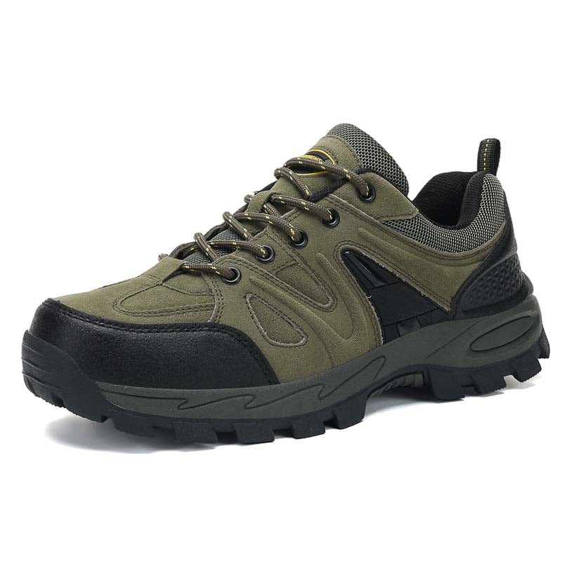 Men's Orthopedic Arch Support Wide Toe Ankle Support Hiking Shoes Waterproof Non-slip Anti-puncture Work Shoes