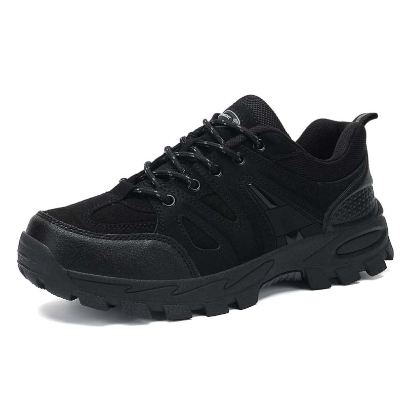 Men's Orthopedic Arch Support Wide Toe Ankle Support Hiking Shoes Waterproof Non-slip Anti-puncture Work Shoes