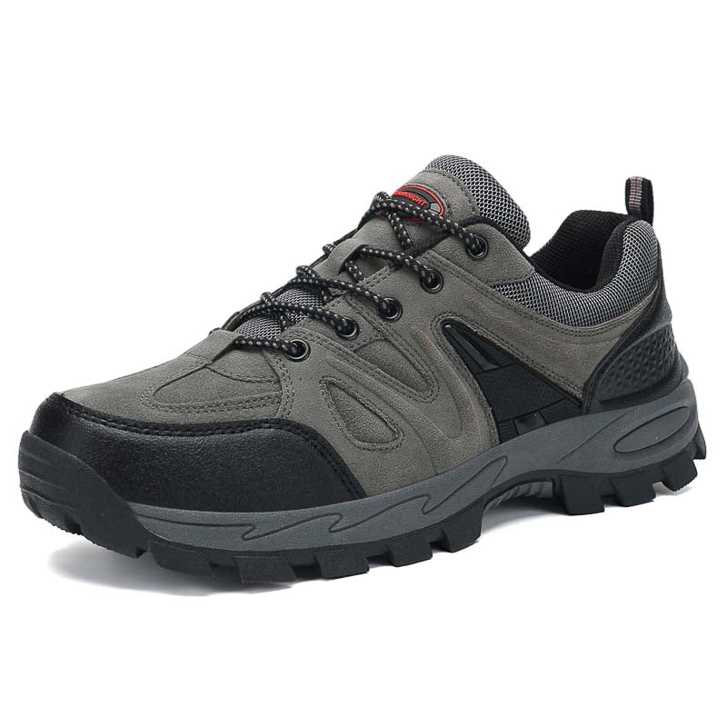 Men's Orthopedic Arch Support Wide Toe Ankle Support Hiking Shoes Waterproof Non-slip Anti-puncture Work Shoes