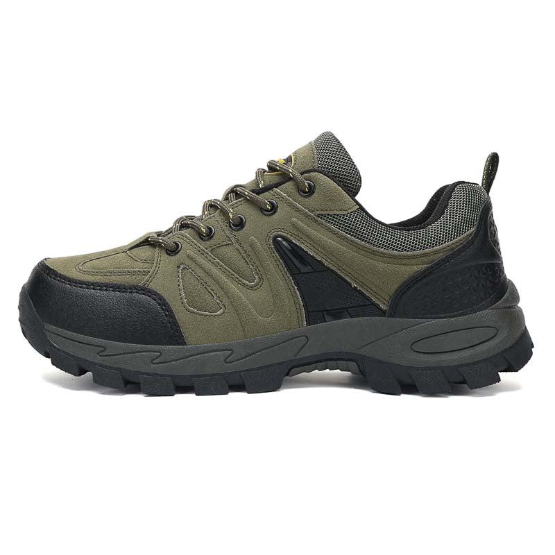 Men's Orthopedic Arch Support Wide Toe Ankle Support Hiking Shoes Waterproof Non-slip Anti-puncture Work Shoes