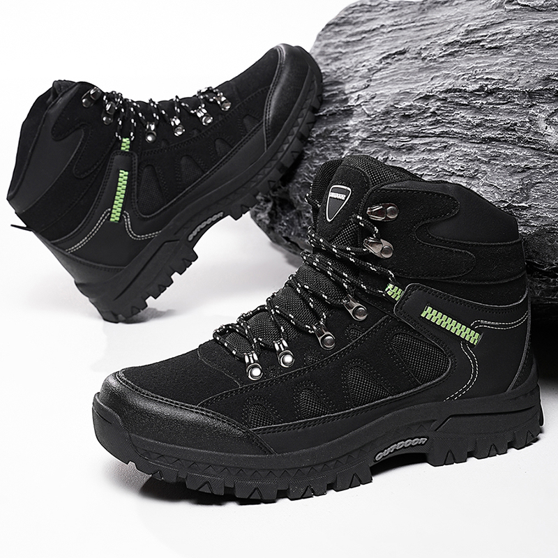 Walk Pain-Free Again — Men’s Waterproof Hiking & Work Boots with Arch Support & Wide Toe Comfort