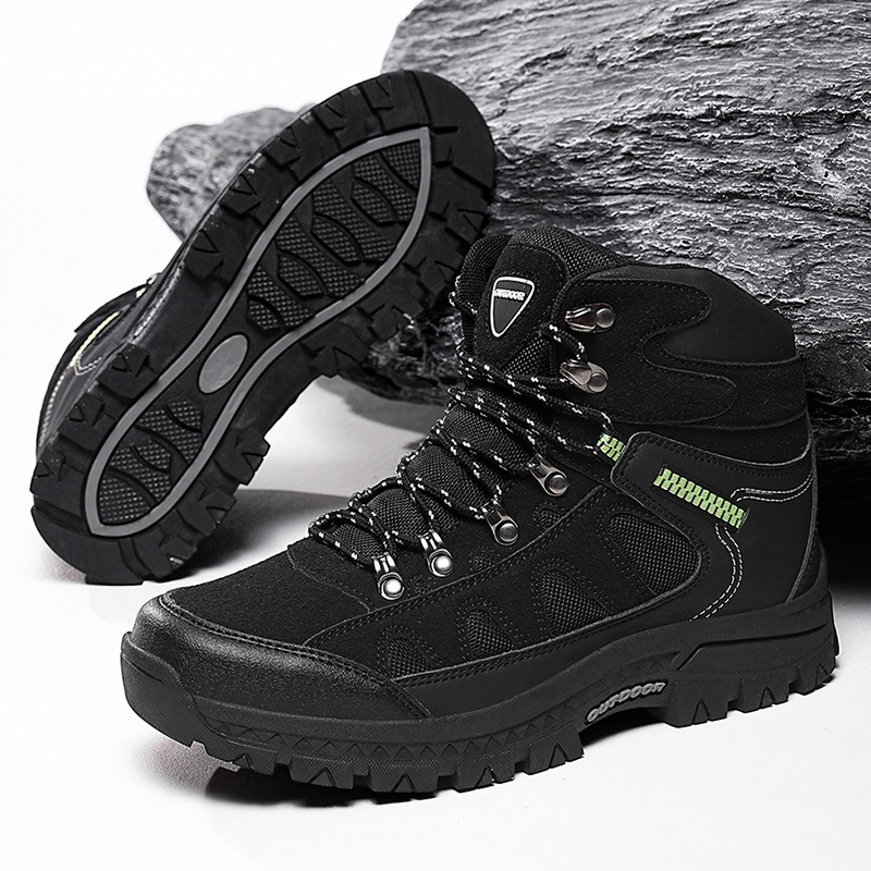 Walk Pain-Free Again — Men’s Waterproof Hiking & Work Boots with Arch Support & Wide Toe Comfort