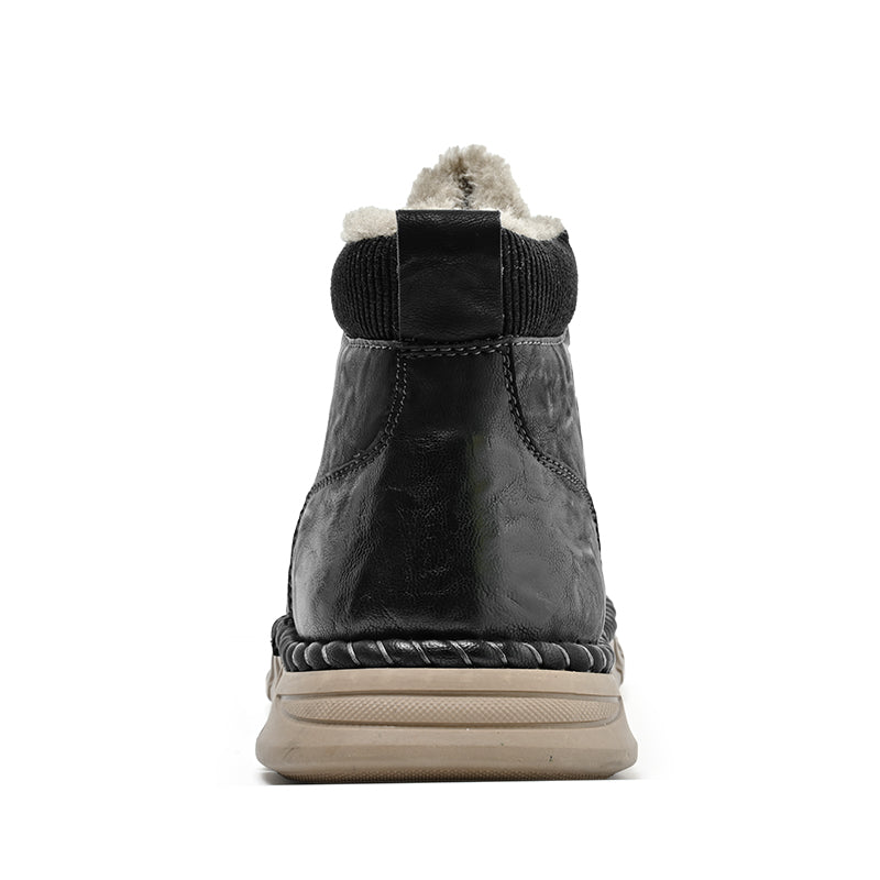 Men’s Vintage Motorcycle Work Boots – Handcrafted, Waterproof, Slip-Resistant, Durable Outdoor Footwear