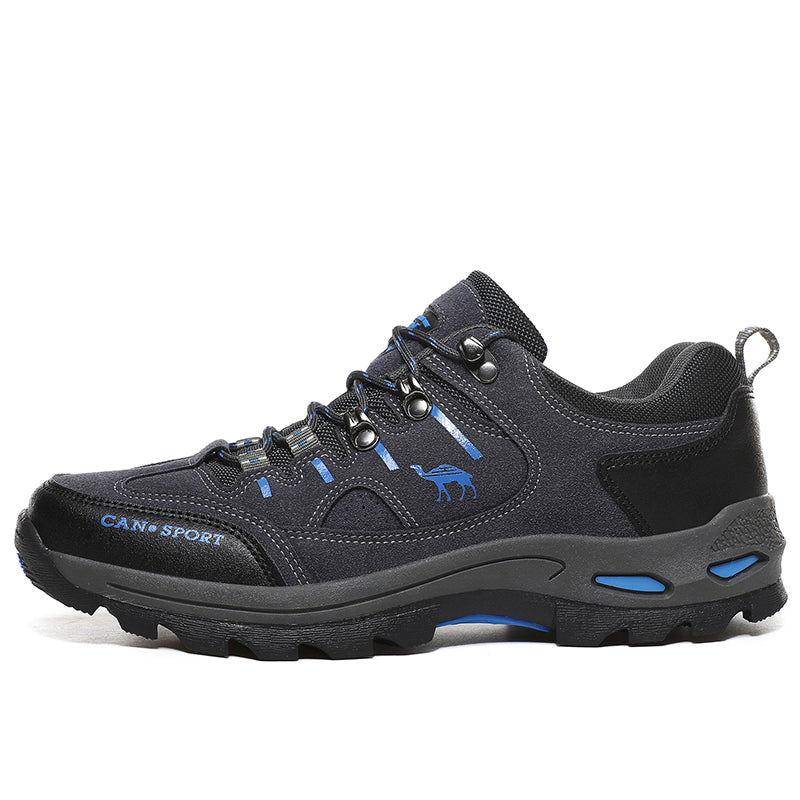 Men’s Suede Waterproof Hiking Shoes – Wide Fit, Breathable, High-Traction Outsole---new