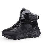 Men's Wide Fit Winter Work & Hiking Shoes – Waterproof, Steel Toe, Pain-Relief Support