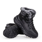 Men's Wide Fit Winter Work & Hiking Shoes – Waterproof, Steel Toe, Pain-Relief Support