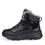 Men's Wide Fit Winter Work & Hiking Shoes – Waterproof, Steel Toe, Pain-Relief Support