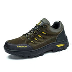 Men‘s Combat Boots Waterproof Non-Slip Hiking Boots Anti-Puncture Anti-Sprain Work Boots