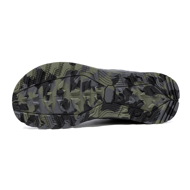 Men’s Fur Lined Winter Work Boots, Non-Slip Insulated Hiking Ankle Boots