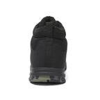 Men’s Fur Lined Winter Work Boots, Non-Slip Insulated Hiking Ankle Boots