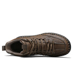 Men’s Non-Slip Hiking & Work Shoes, Wide Fit, Arch Support, Cushioned, Waterproof