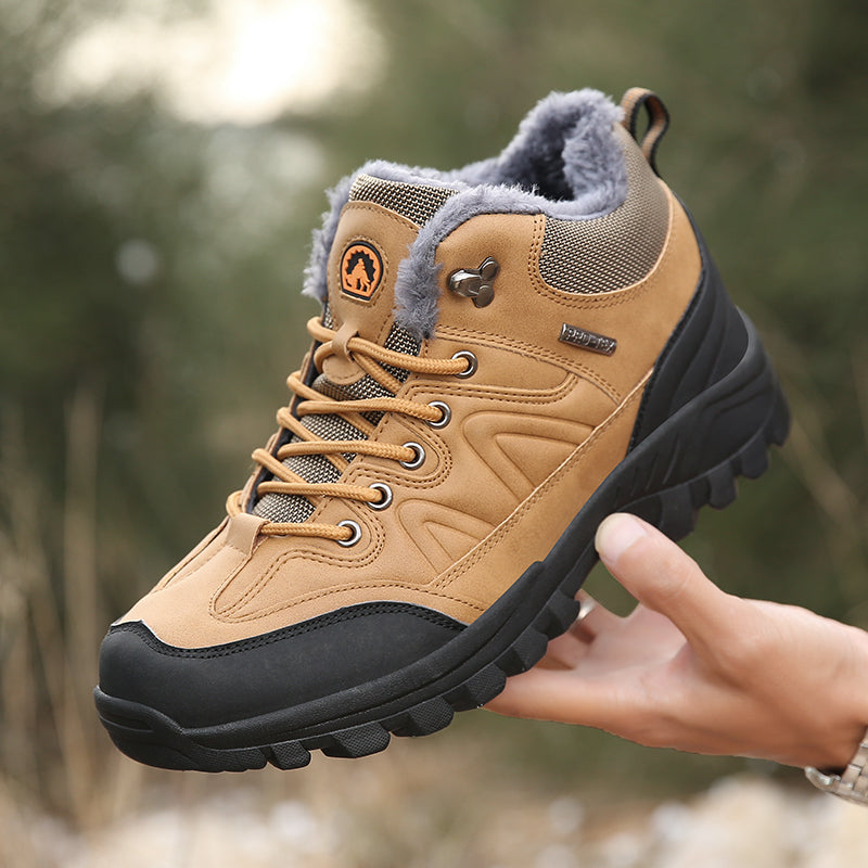 Men’s Non-Slip Hiking & Work Shoes, Wide Fit, Arch Support, Cushioned, Waterproof