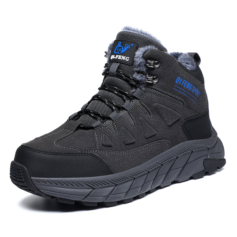 Men's Waterproof Hiking Boots - Breathable Quick-Dry Upper,Mountain Trekking & Outdoor Adventures | All-Terrain Grip & Abrasion-Proof