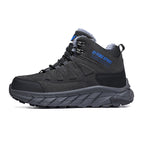 Men's Waterproof Hiking Boots - Breathable Quick-Dry Upper,Mountain Trekking & Outdoor Adventures | All-Terrain Grip & Abrasion-Proof