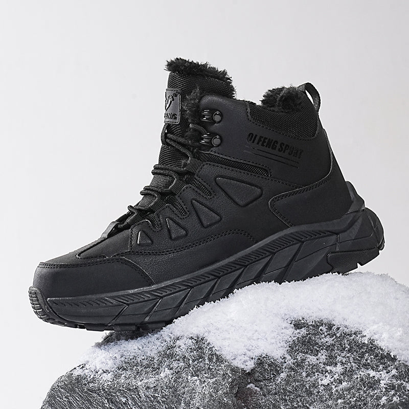 Men's Waterproof Hiking Boots - Breathable Quick-Dry Upper,Mountain Trekking & Outdoor Adventures | All-Terrain Grip & Abrasion-Proof