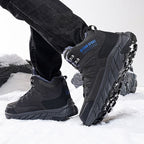Men's Waterproof Hiking Boots - Breathable Quick-Dry Upper,Mountain Trekking & Outdoor Adventures | All-Terrain Grip & Abrasion-Proof