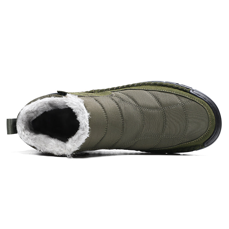 Men's Orthopedic Hiking Boots - Safe and Comfortable Work Boots - Waterproof, Slip-resistant, Impact-resistant, and Puncture-resistant - Wide Toe, Arch Support, and Ankle Support - Money-back Guarantee if ineffective.