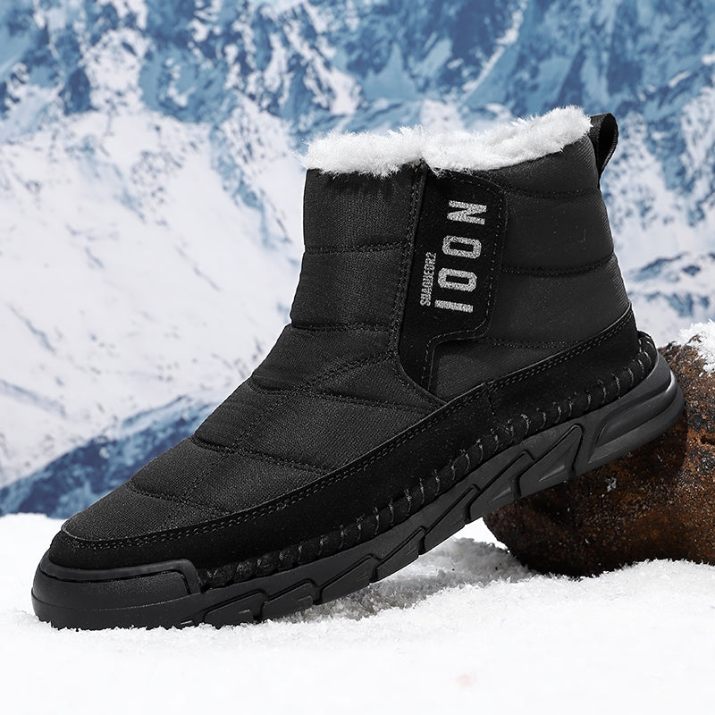 Men's Orthopedic Hiking Boots - Safe and Comfortable Work Boots - Waterproof, Slip-resistant, Impact-resistant, and Puncture-resistant - Wide Toe, Arch Support, and Ankle Support - Money-back Guarantee if ineffective.