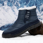 Men's Orthopedic Hiking Boots - Safe and Comfortable Work Boots - Waterproof, Slip-resistant, Impact-resistant, and Puncture-resistant - Wide Toe, Arch Support, and Ankle Support - Money-back Guarantee if ineffective.