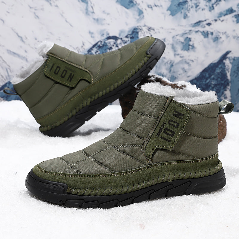 Men's Orthopedic Hiking Boots - Safe and Comfortable Work Boots - Waterproof, Slip-resistant, Impact-resistant, and Puncture-resistant - Wide Toe, Arch Support, and Ankle Support - Money-back Guarantee if ineffective.