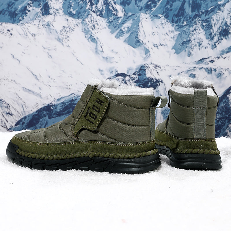 Men's Orthopedic Hiking Boots - Safe and Comfortable Work Boots - Waterproof, Slip-resistant, Impact-resistant, and Puncture-resistant - Wide Toe, Arch Support, and Ankle Support - Money-back Guarantee if ineffective.