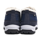 Men’s Warm Slip-On Winter Ankle Boots – Water-Repellent Upper, Windproof, Non-Slip Rubber Sole