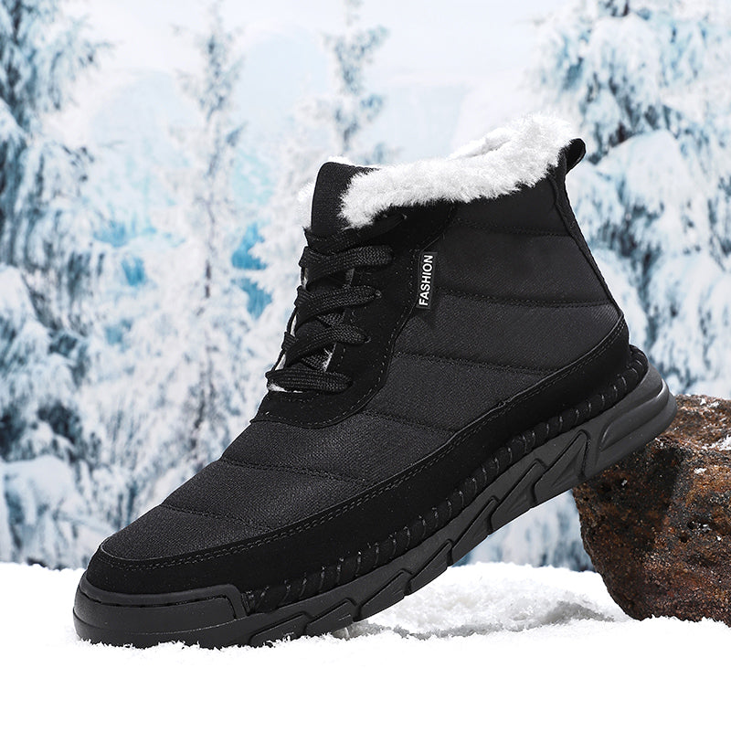 Men's Combat Boots Waterproof Non-Slip Hiking Boots Anti-Puncture Anti-Sprain Work Boots