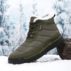 Men's Combat Boots Waterproof Non-Slip Hiking Boots Anti-Puncture Anti-Sprain Work Boots