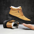 Men's Combat Boots Waterproof Non-Slip Hiking Boots Anti-Puncture Anti-Sprain Work Boots