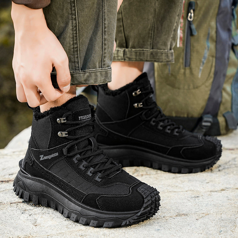 Men's Rehabilitation Protective Boots Safe Comfortable Hiking Boots - No Results, Free Refund