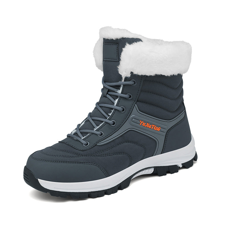 Men's Orthopedic Hiking Boots - Safe and Comfortable Work Boots - Waterproof, Slip-resistant, Impact-resistant, and Puncture-resistant - Wide Toe, Arch Support, and Ankle Support - Money-back Guarantee if ineffective.