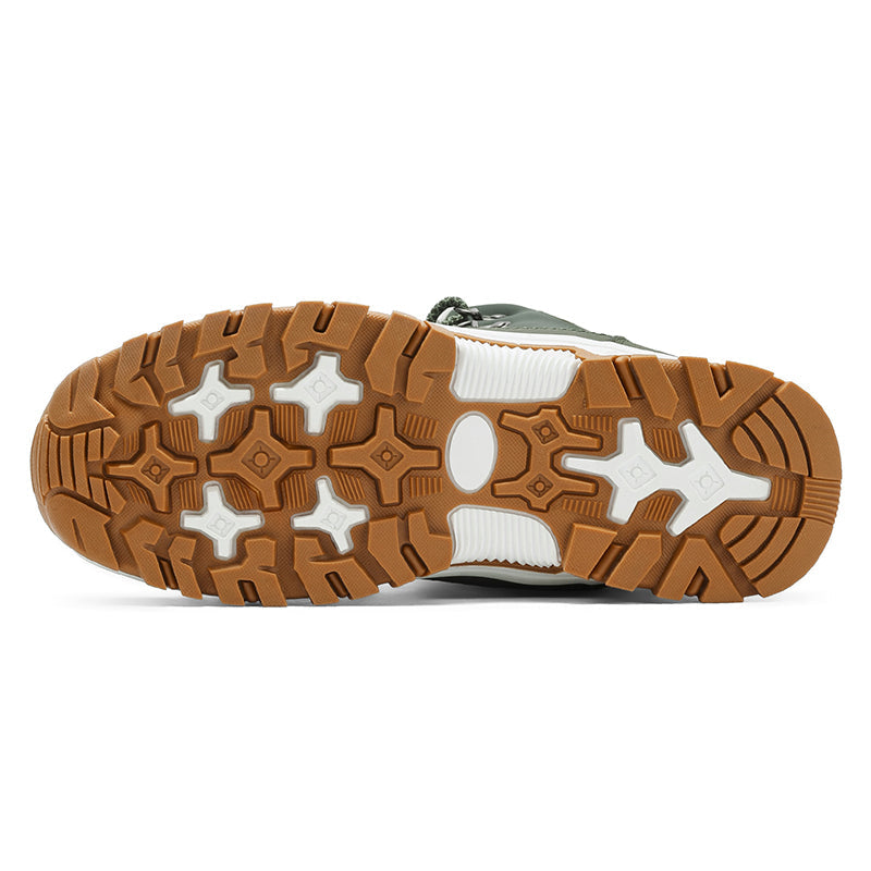 Men's Waterproof Hiking Boots - Breathable Quick-Dry Upper,Mountain Trekking & Outdoor Adventures | All-Terrain Grip & Abrasion-Proof