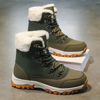 Men's Waterproof Hiking Boots - Breathable Quick-Dry Upper,Mountain Trekking & Outdoor Adventures | All-Terrain Grip & Abrasion-Proof