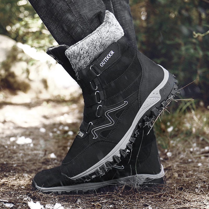 Men’s Non-Slip Hiking & Work Shoes, Wide Fit, Arch Support, Cushioned, Waterproof