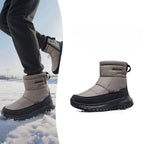 Men’s Winter Snow Boots – Warm Lined, Insulated Sole, Windproof, Slip-Resistant, Waterproof