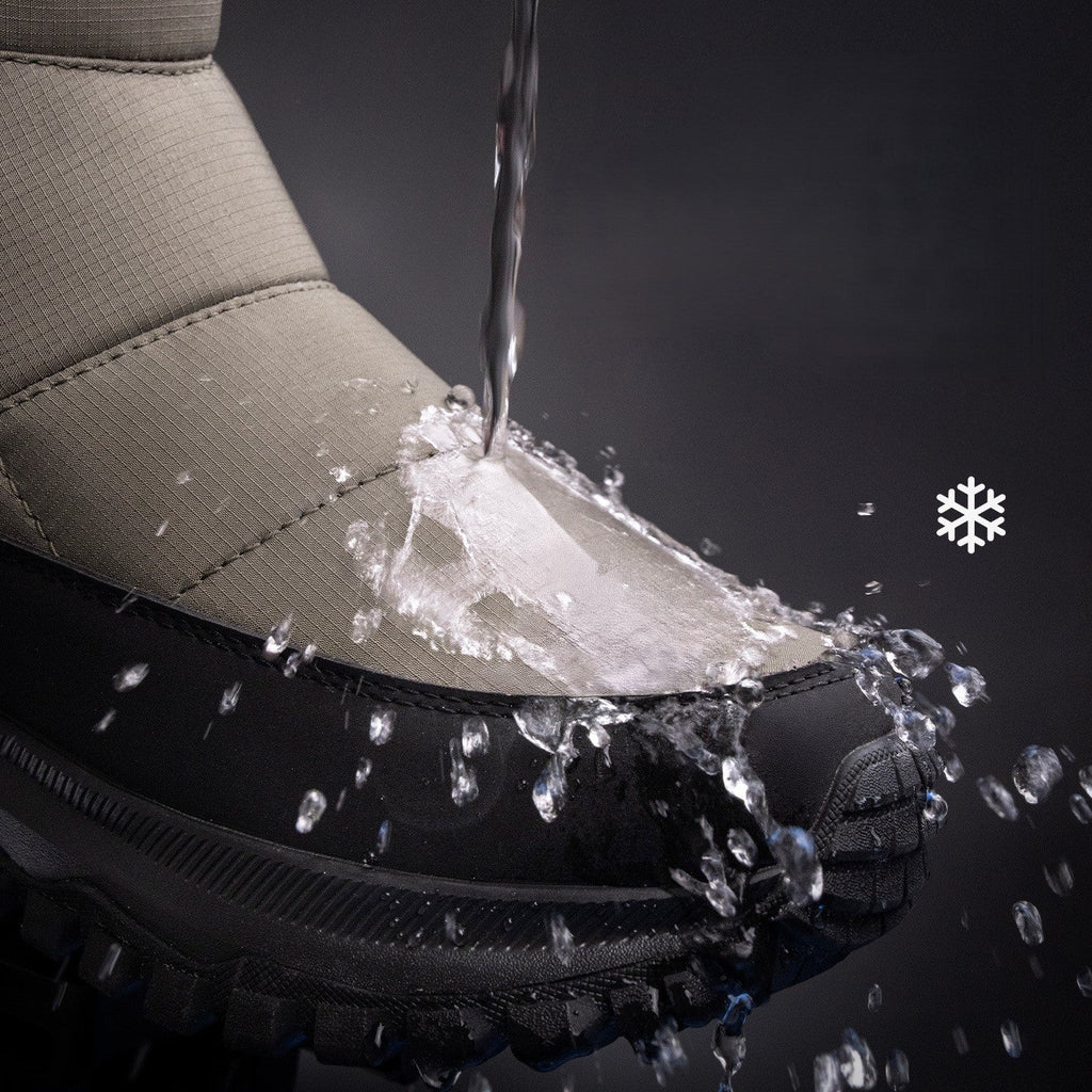 Men’s Winter Snow Boots – Warm Lined, Insulated Sole, Windproof, Slip-Resistant, Waterproof