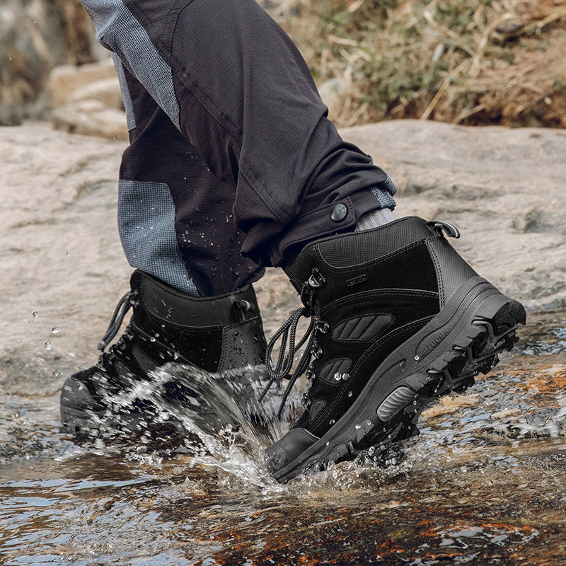 Men’s Outdoor Hiking Boots – Ankle Support, Anti-Slip Grip & Rugged Durable Design for All-Terrain Use