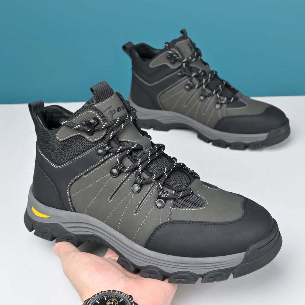 Men’s Composite Toe Orthotic Hiking Work Boots – Puncture-Resistant, Arch Support, Wide Toe Box, All-Day Stability