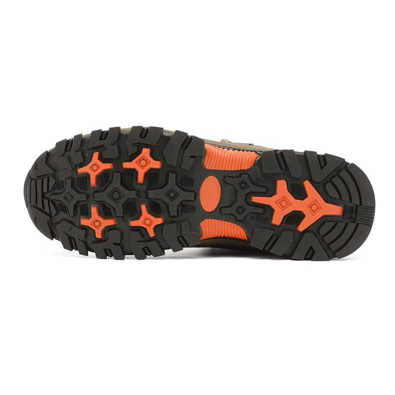 Men’s Waterproof Work & Hiking Boots – Wide Toe Box, Arch Support, Non-Slip Durable Sole, Built for All-Day Comfort