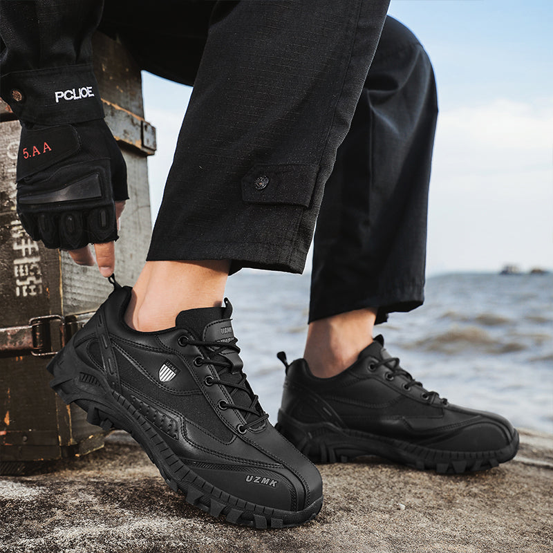 Men’s Composite Toe Tactical Work Shoes – Anti-Slip, Durable & Ankle Support for All-Day Protection
