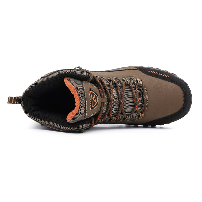Men’s Waterproof Work & Hiking Boots – Wide Toe Box, Arch Support, Non-Slip Durable Sole, Built for All-Day Comfort