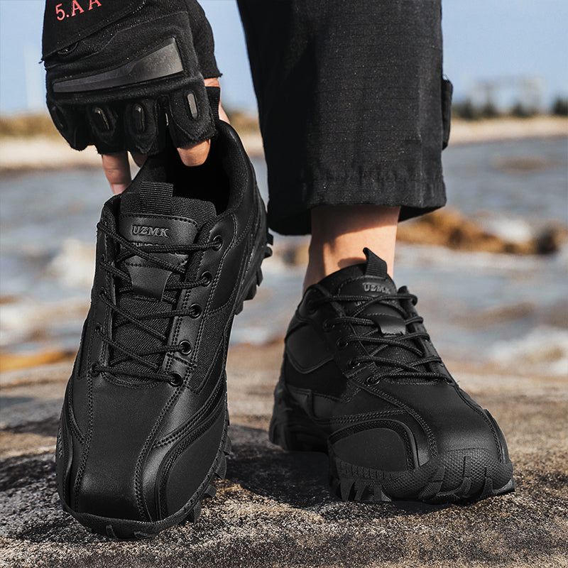 Men’s Composite Toe Tactical Work Shoes – Anti-Slip, Durable & Ankle Support for All-Day Protection